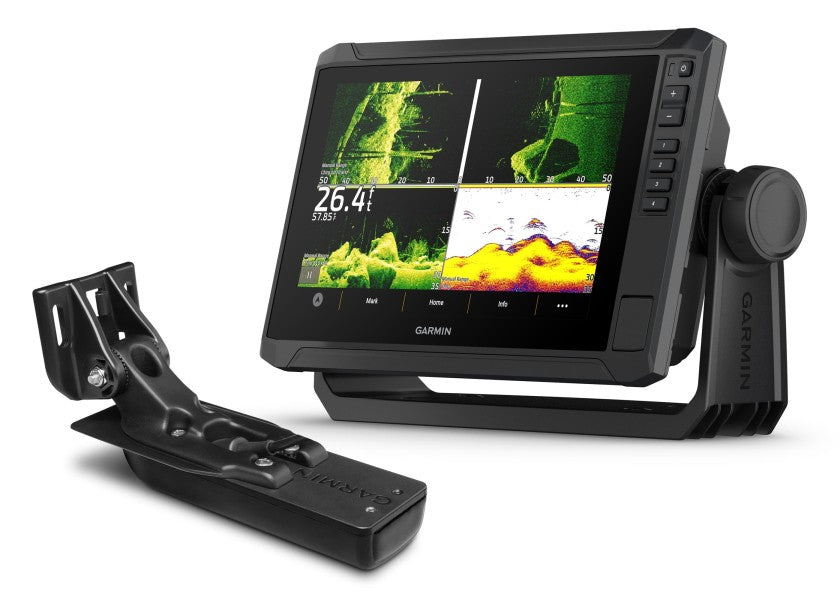 GARMIN ECHOMAP UHD2 SV + SONDE GT tableau arriere