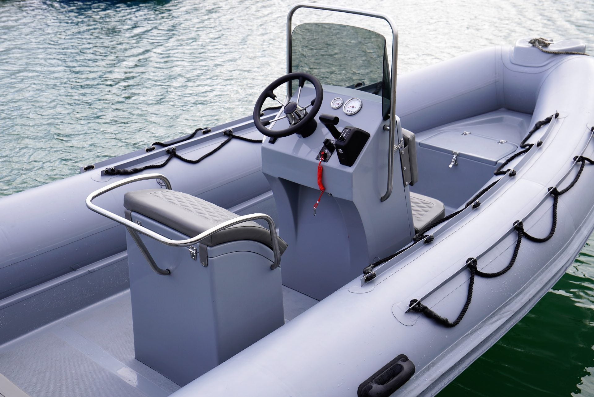 3D TENDER XPRO 589 HYPALON GREY + YAMAHA F115CV