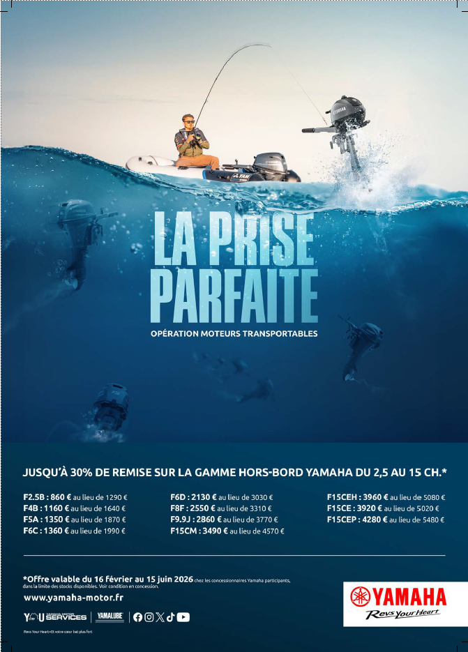 OFFRE MOTEURS TRANSPORTABLES YAMAHA