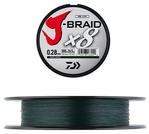 DAIWA J-BRAID DARK GREEN X8 500M